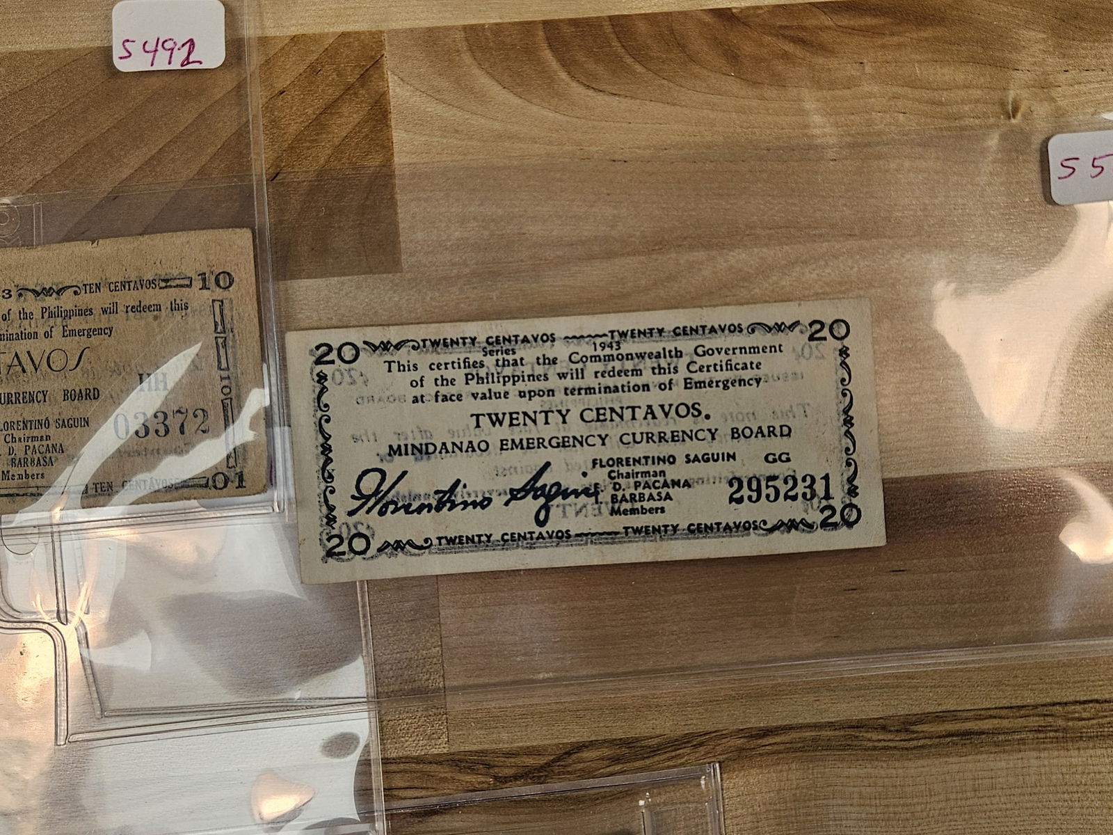 Six mixed Philippines notes - 5