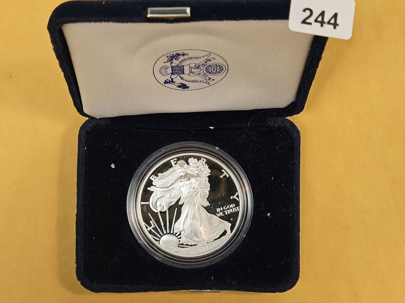 GEM Proof Deep Cameo 2003 American Silver Eagle (1 of 2)