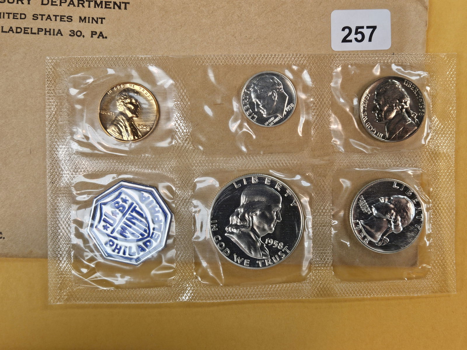 Three 1958 US Silver Proof Set - 2
