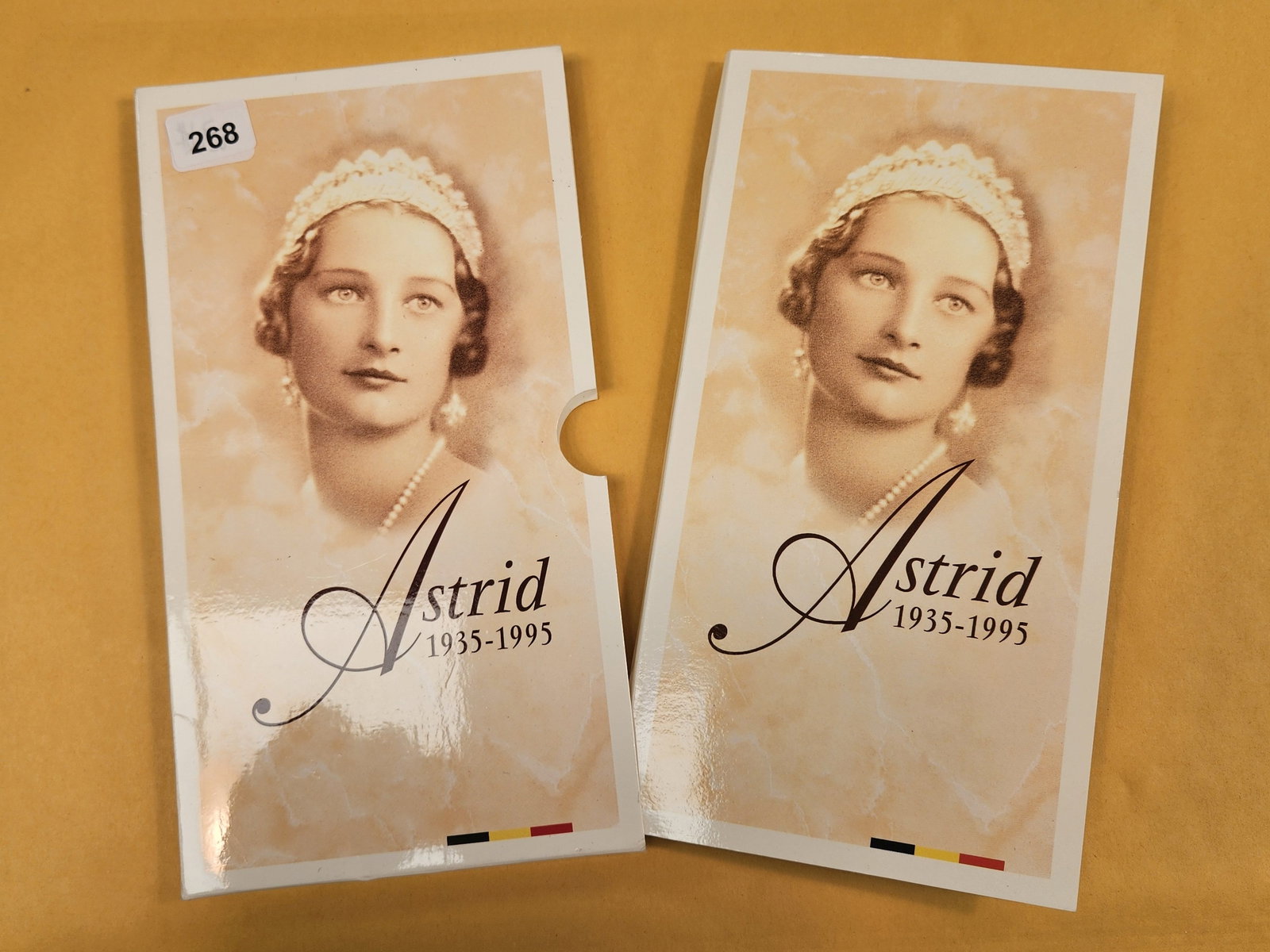 Astrid 1935 - 1995 GEM Proof Silver 250 Franc coin: In OGP with COA. 