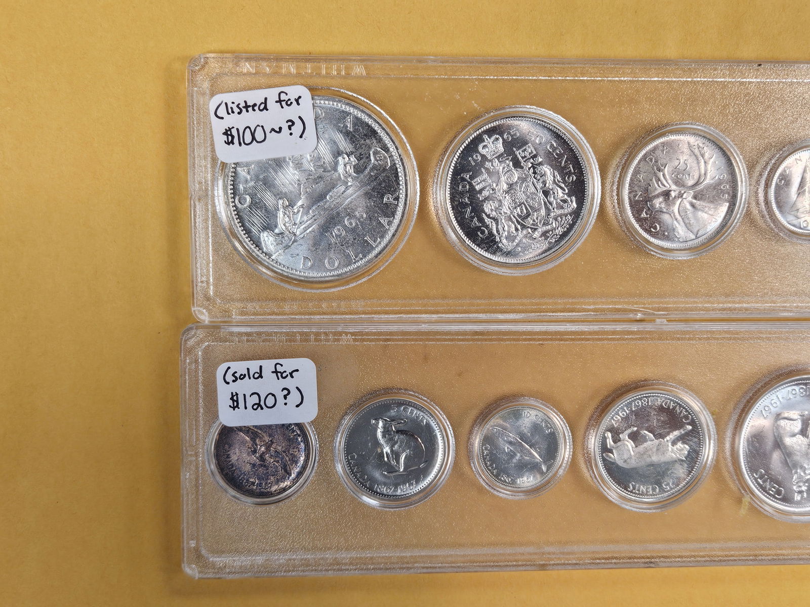 Two GEM Prooflike Canada Silver Coin Sets - 2