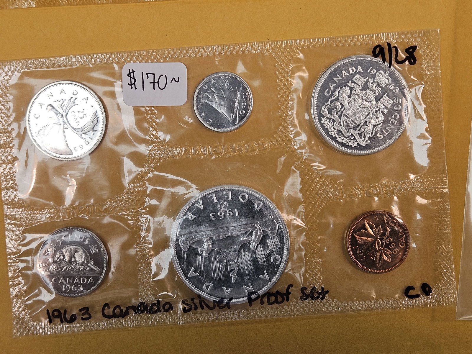 Four GEM Prooflike Canada Silver Coin Set - 5