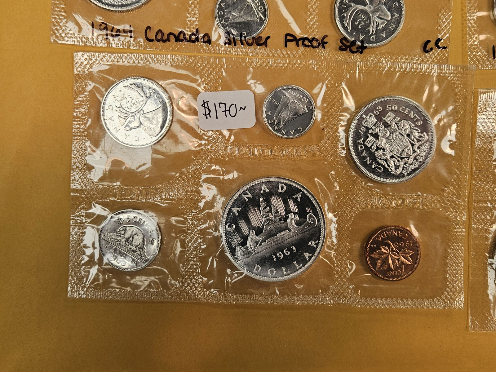Four GEM Prooflike Canada Silver Coin Set - 3