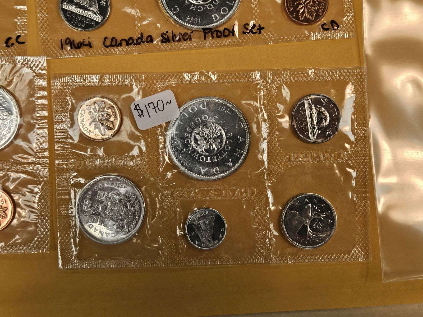 Four GEM Prooflike Canada Silver Coin Set - 5