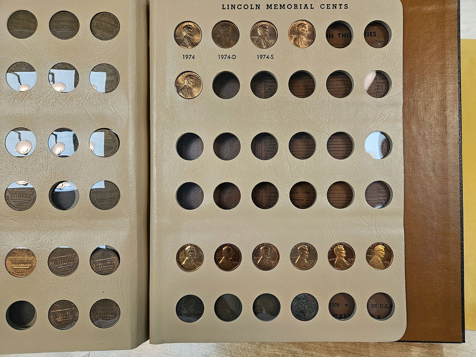 Mostly full Lincoln Cent collection - 7