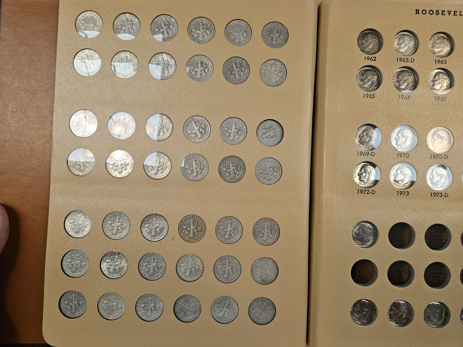 Complete Silver Roosevelt Dime Collection - 3