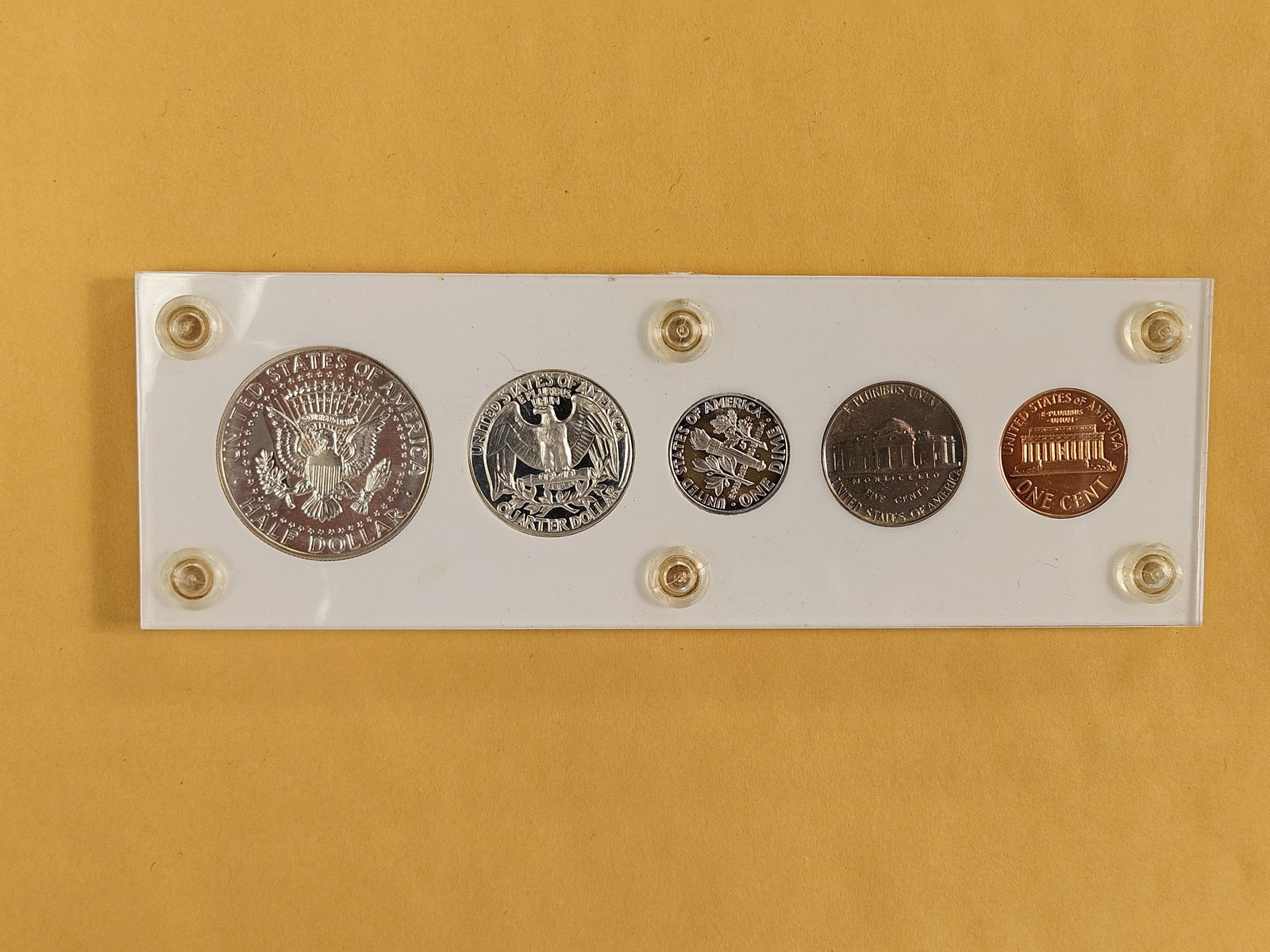 GEM Proof 1964 US SILVER Proof Set - 4