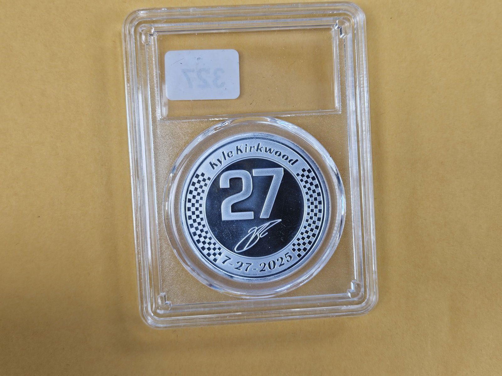 One troy ounce .999 fine silver proof art round - 2