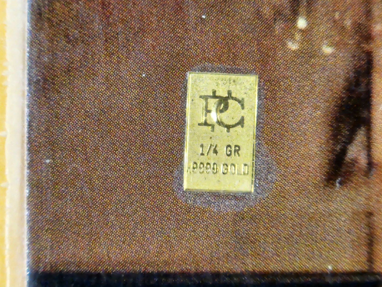 GOLD! Three .9999 fine gold TRUMP Bars - 3