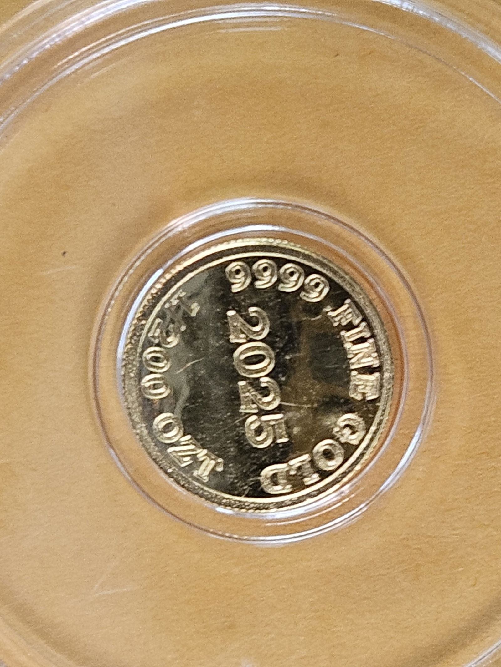 GOLD! Every Day Coin .9999 fine gold round (1 of 3)