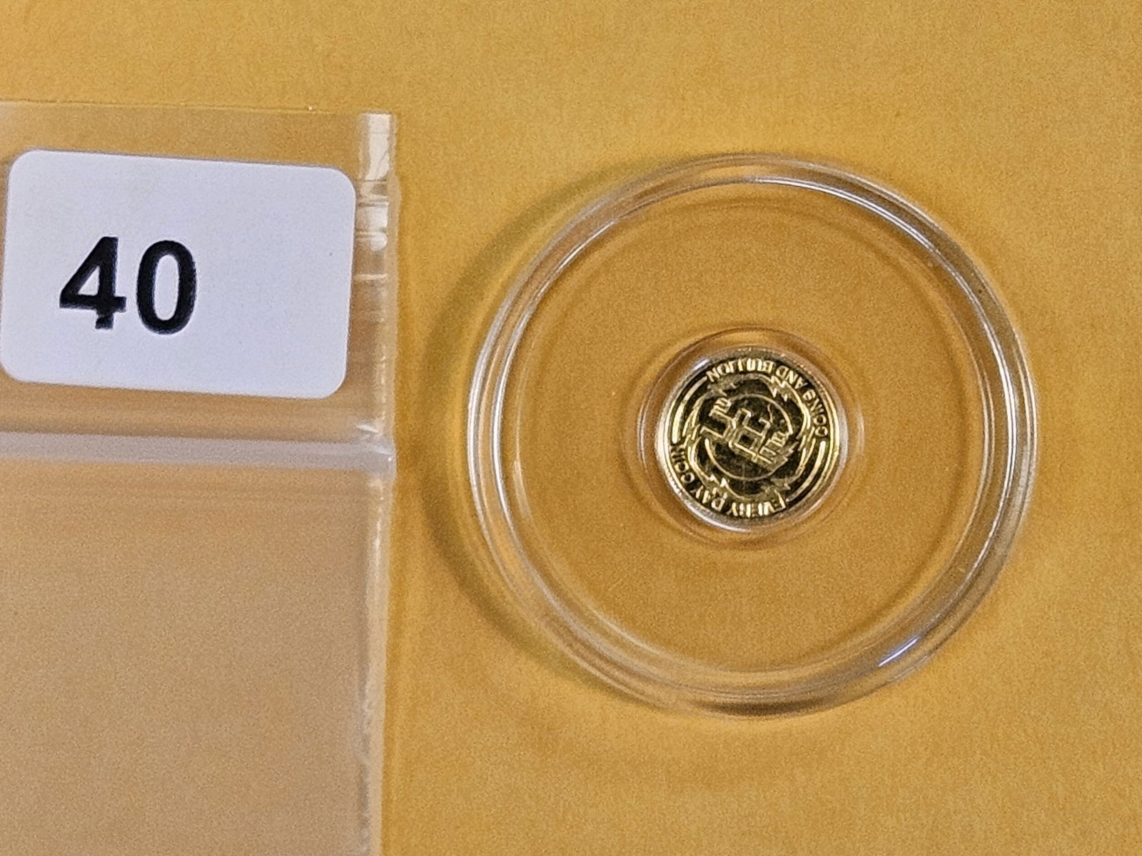 GOLD! Every Day Coin .9999 fine gold round (1 of 2)