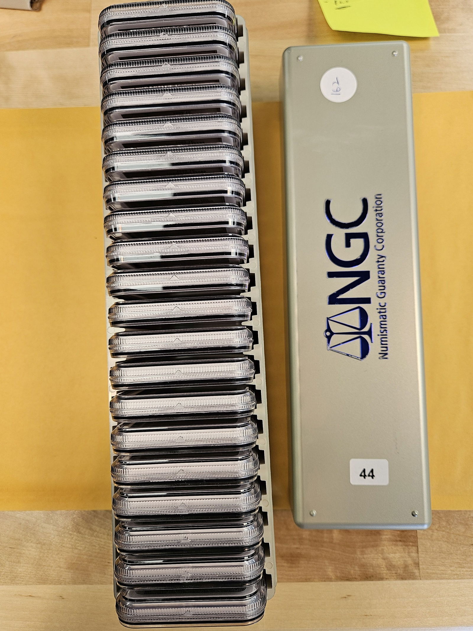 Twenty NGC-graded 2009 Brilliant Uncirculated Red Lincoln Cents: Comes in a full NGC 20-slab holder. All BU RED. 