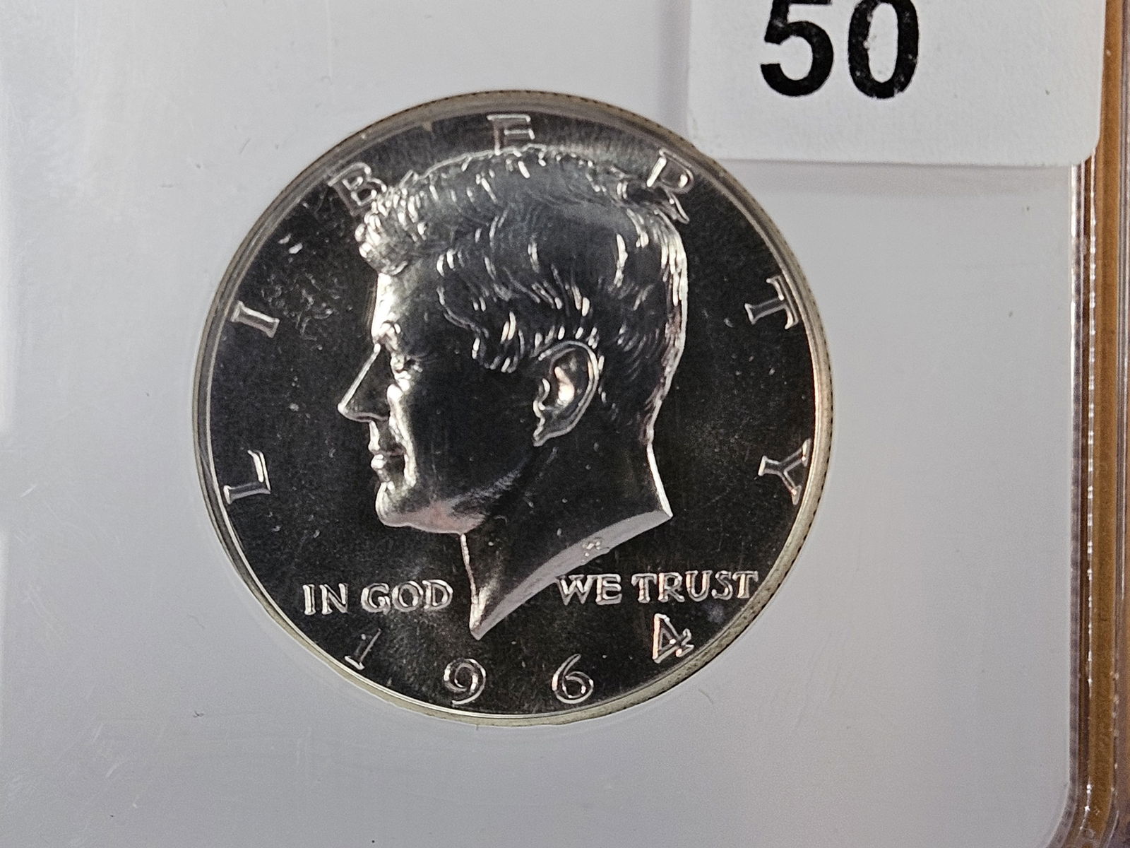 Superb GEM! NGC 1964 Kennedy silver Half Dollar in Proof 67 (1 of 3)