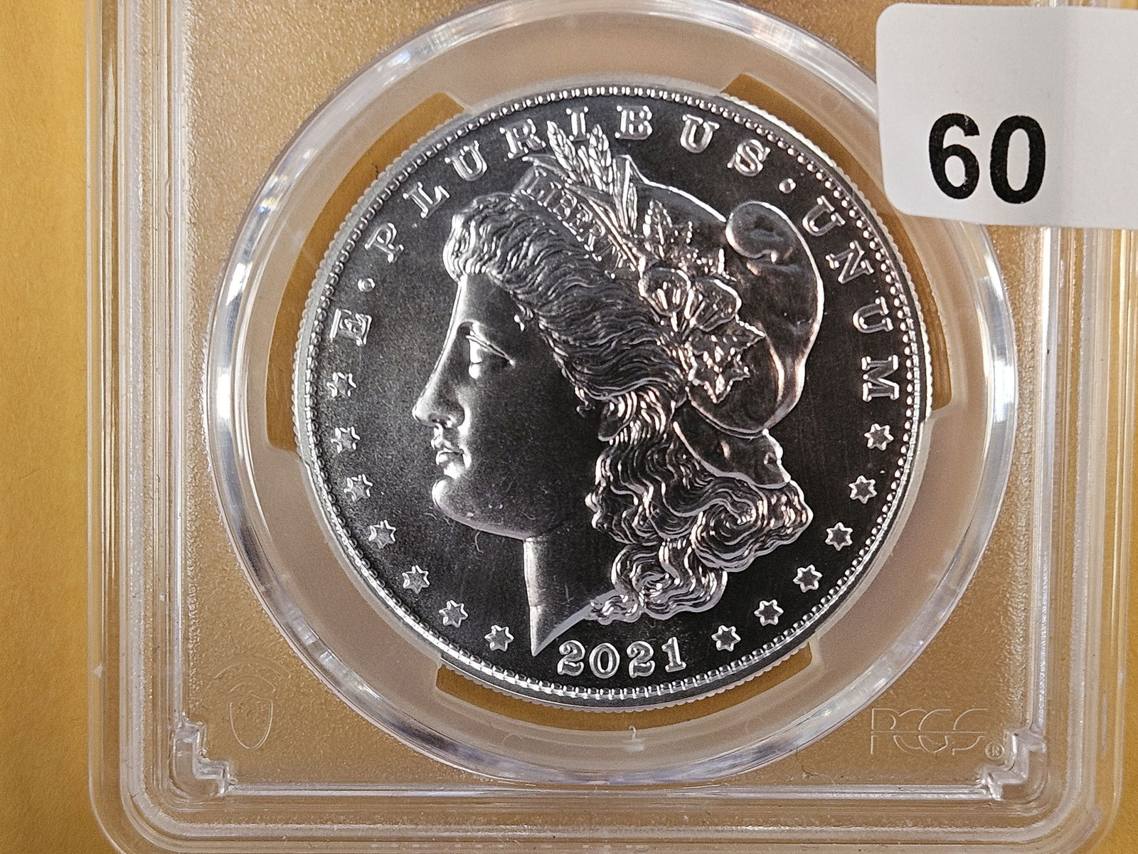 PCGS 2021-D Morgan Silver Dollar in Mint State 69: 100th Anniversary 