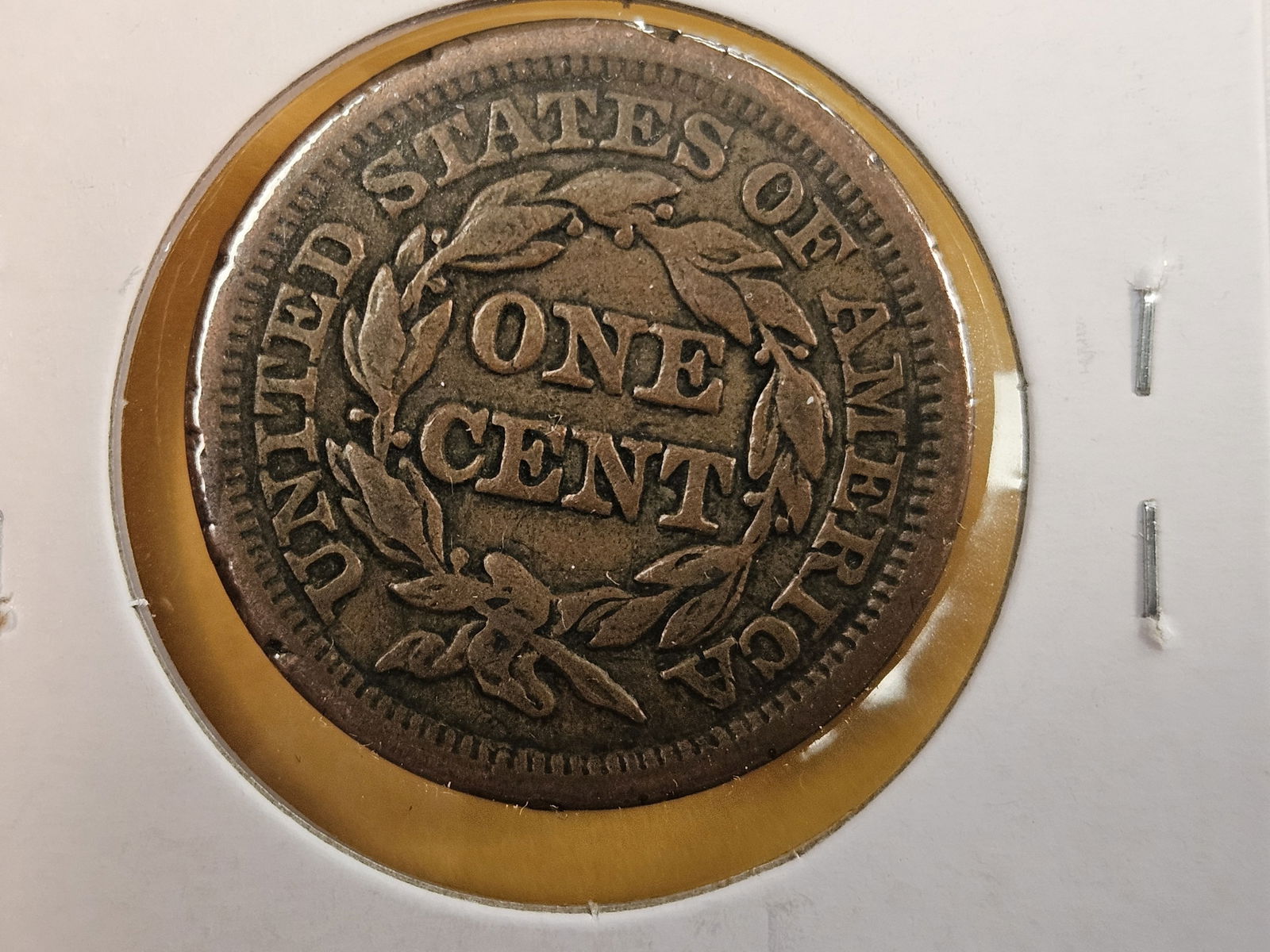 1847 and 1852 Braided hair large cents - 3