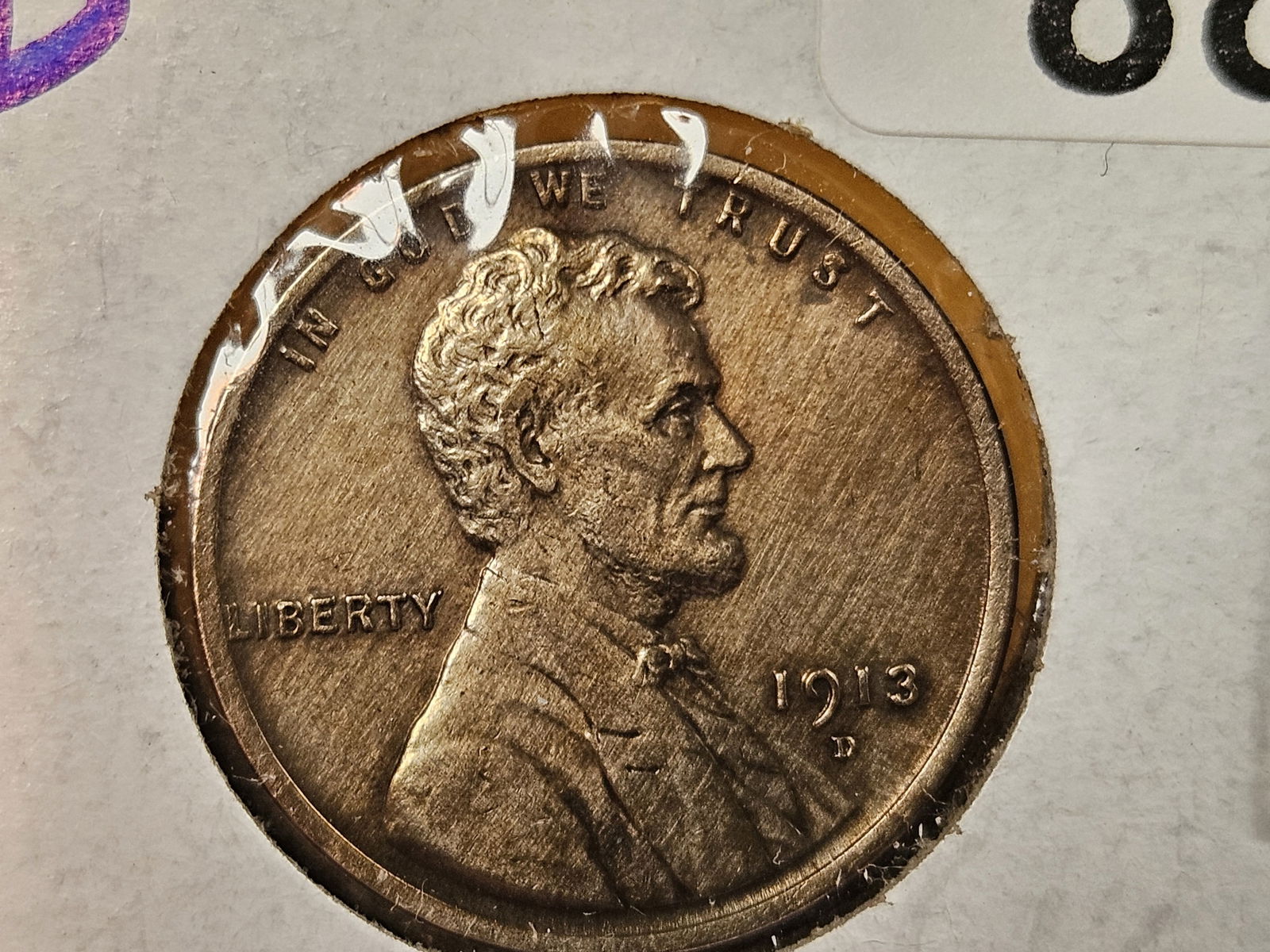 Better date 1913-D Wheat cent (1 of 3)