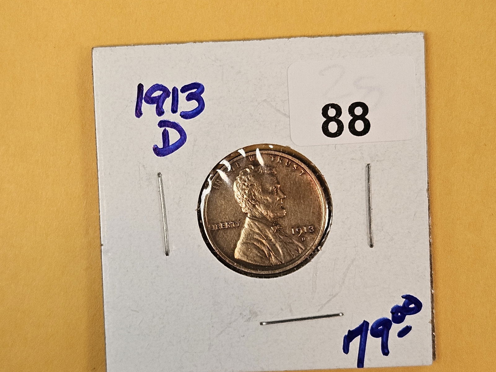 Better date 1913-D Wheat cent - 2