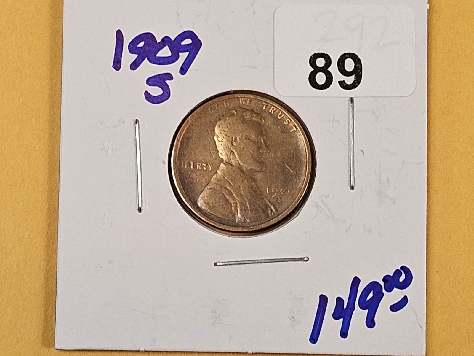 Key Date 1909-S Wheat cent - 2