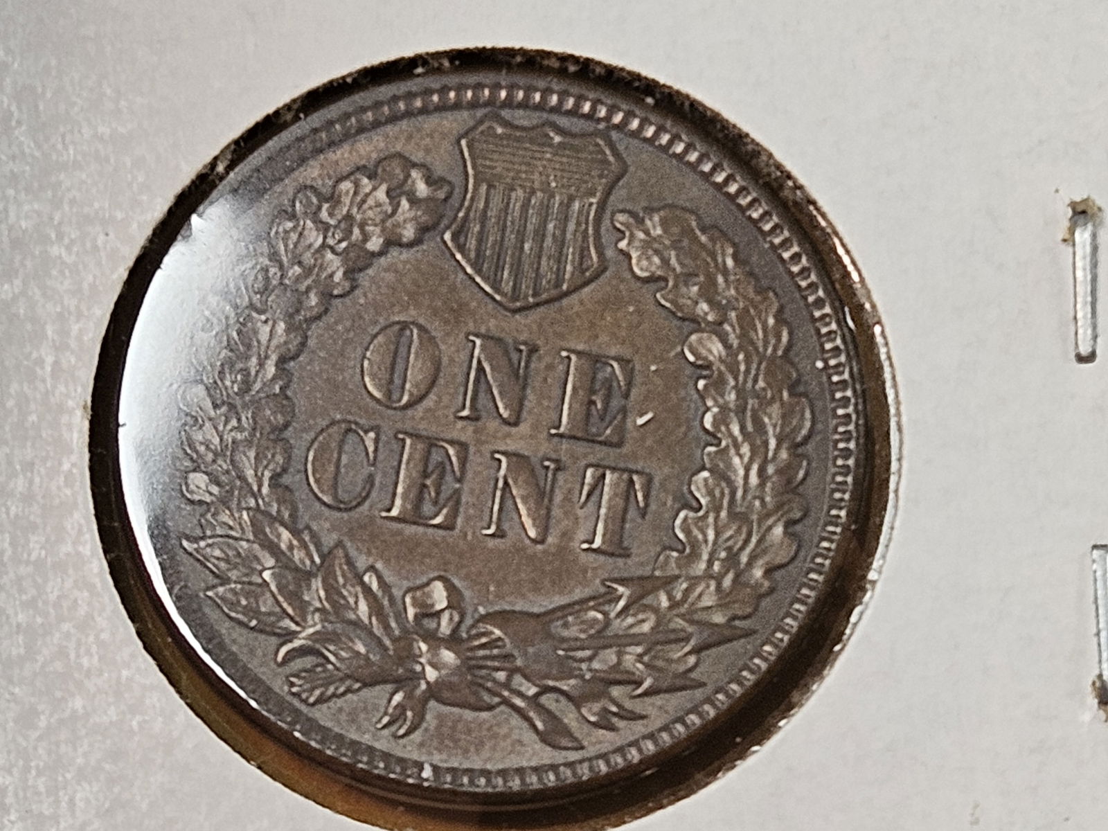 GEM Brilliant Uncirculated 1887 Indian cent - 8