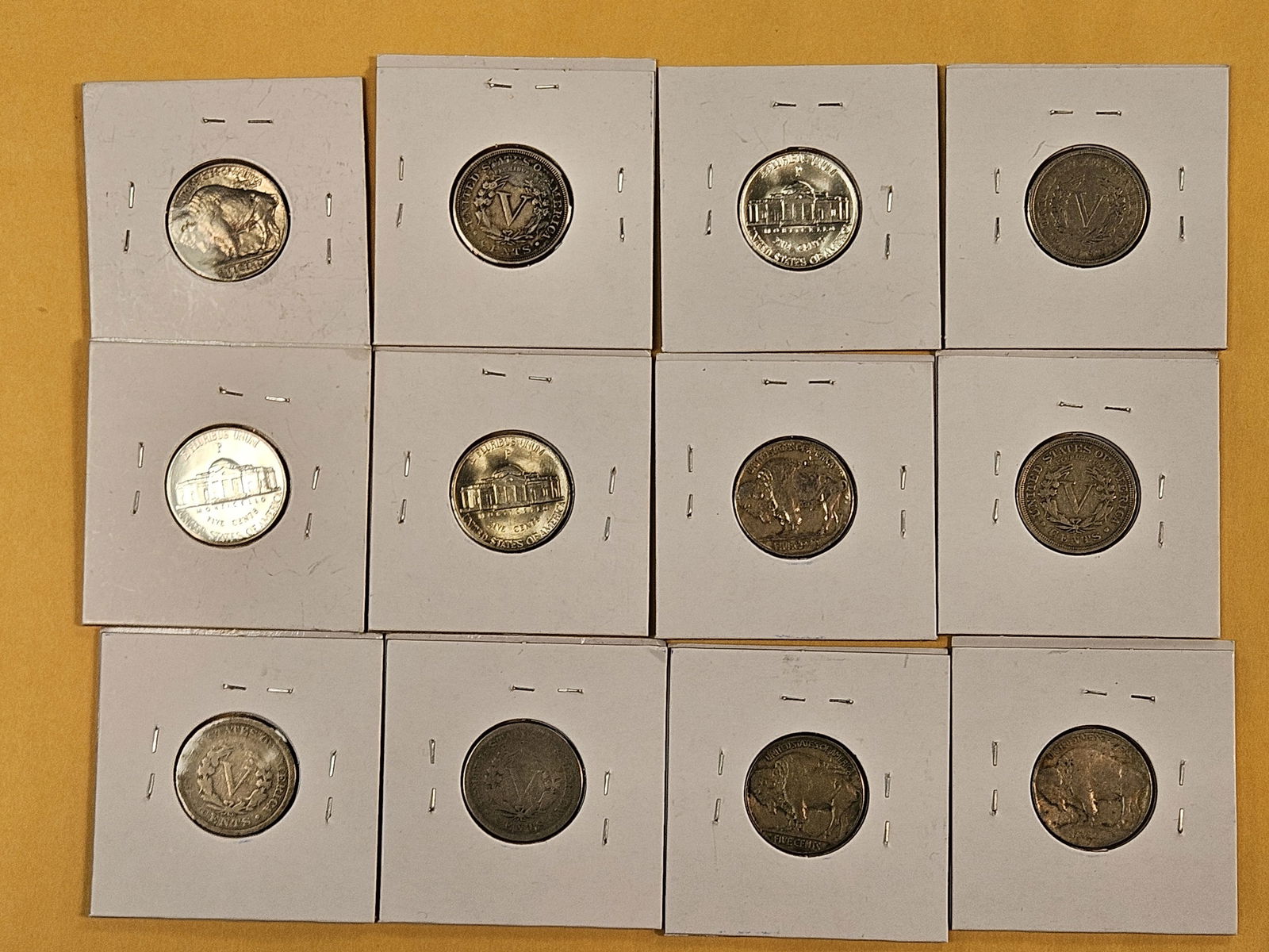 Twelve fun, mixed, nickels - 8