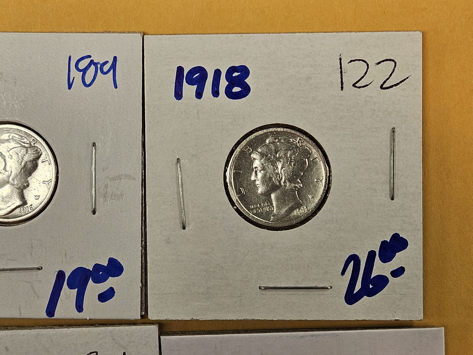 Six fun, mixed, silver dimes - 3