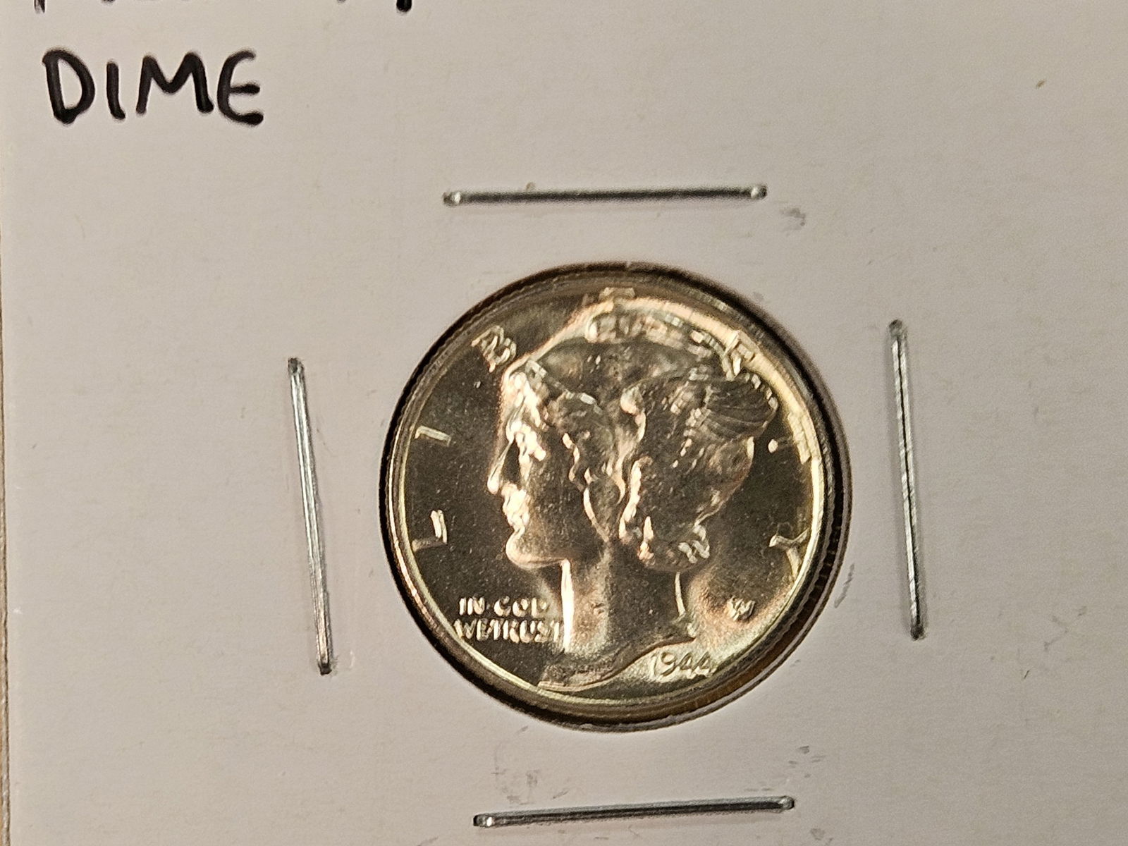 Four Very Choice to GEM Brilliant uncirculated Mercury silver Dimes - 2