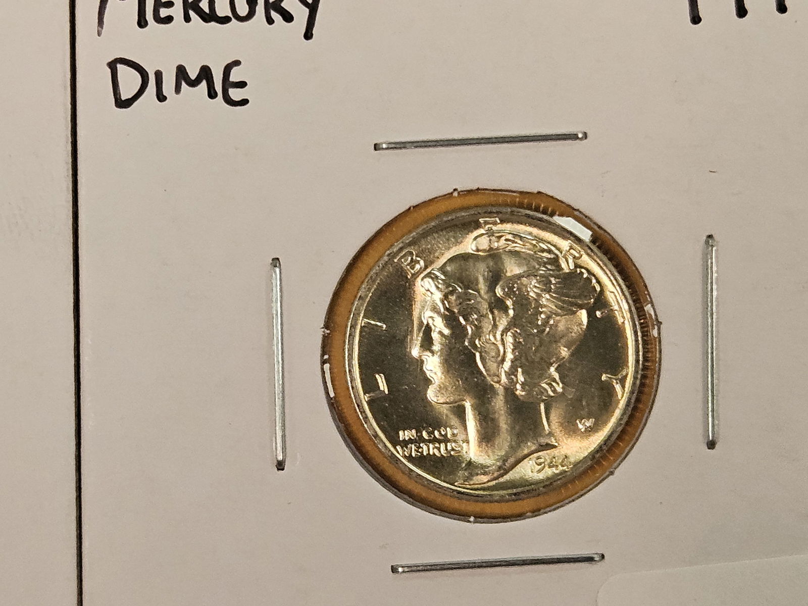 Four Very Choice to GEM Brilliant uncirculated Mercury silver Dimes - 5