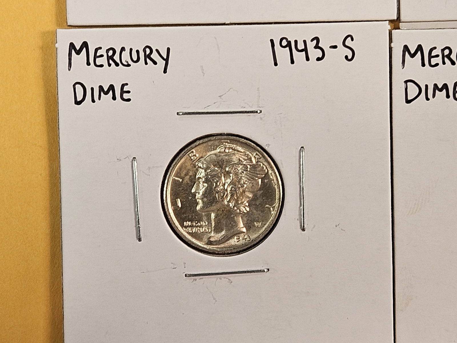 Four Very Choice to GEM Brilliant uncirculated Mercury silver Dimes - 4