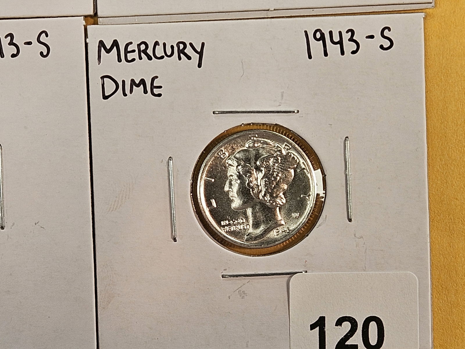 Four Very Choice to GEM Brilliant uncirculated Mercury silver Dimes - 5