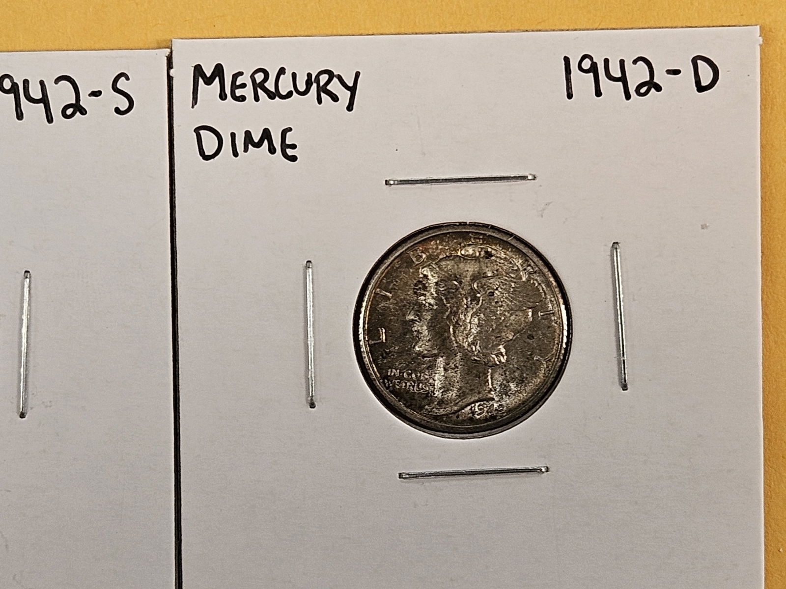 Four Very Choice to GEM Brilliant uncirculated Mercury silver Dimes - 3