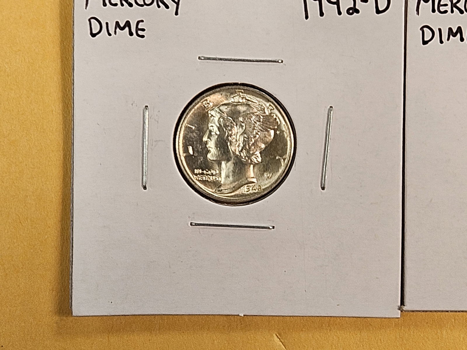 Four Very Choice to GEM Brilliant uncirculated Mercury silver Dimes - 4