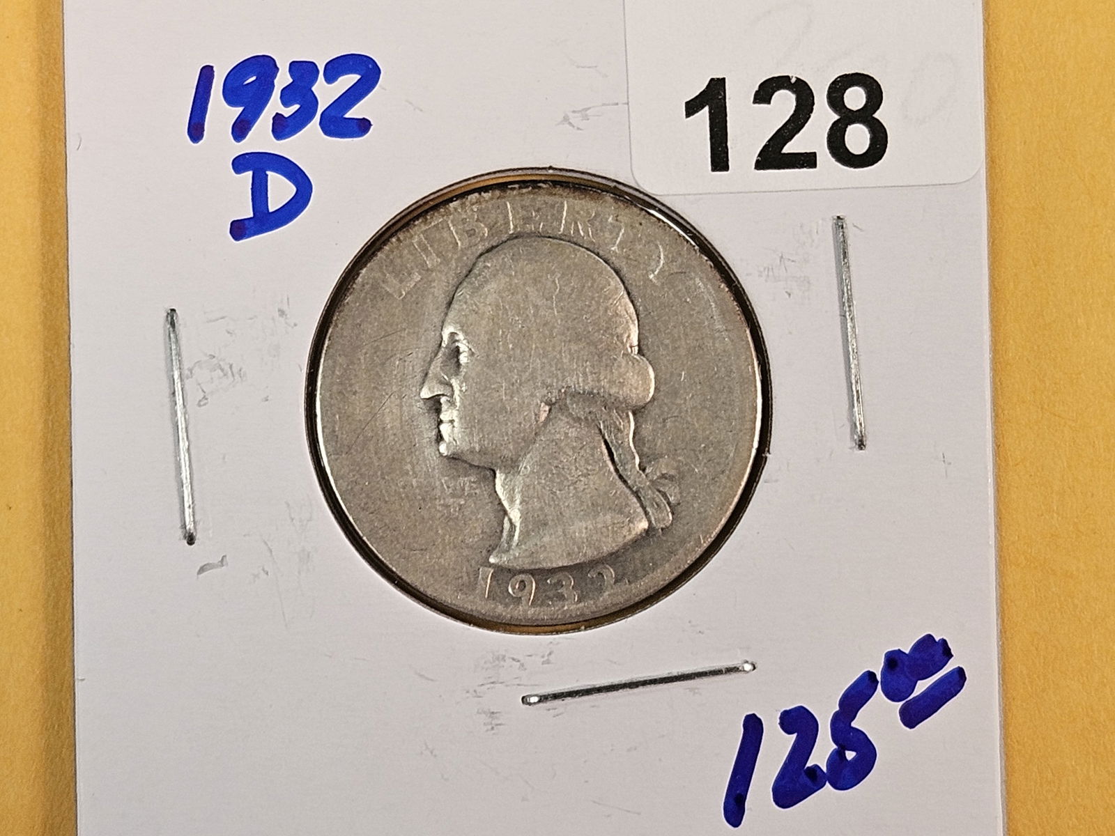 * Key Date 1932-D Washington Quarter (1 of 2)