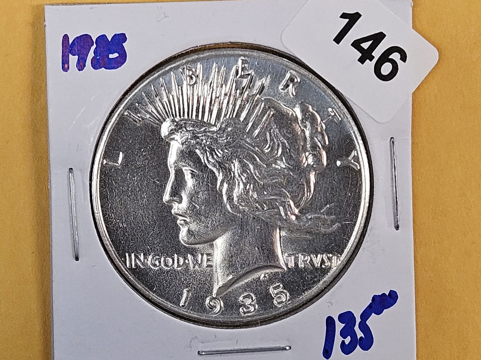 1935 Peace silver Dollar (1 of 2)