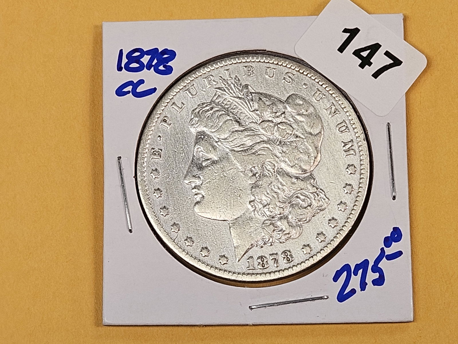 ** KEY DATE ** 1878-CC Morgan Dollar - 2