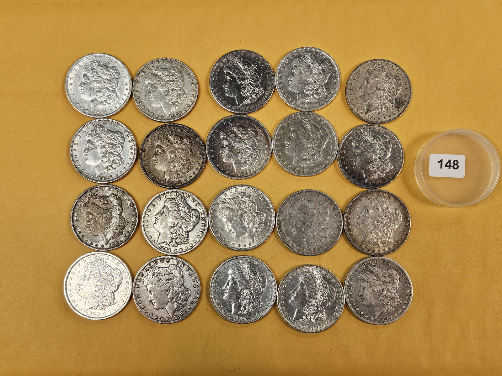 ** FULL ROLL ** Twenty Morgan Silver Dollars (1 of 6)