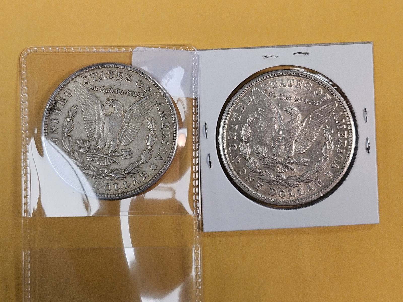1921 and 1921-S Morgan Silver Dollars - 2