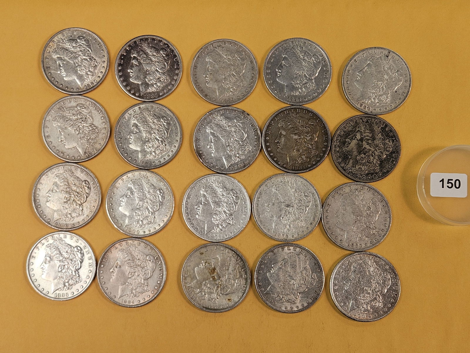 ** FULL ROLL ** Twenty Morgan Silver Dollars (1 of 6)