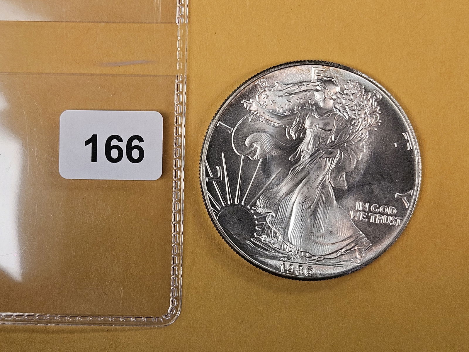 KEY DATE GEM Brilliant Uncirculated 1986 American Silver Eagle: First Year Issue