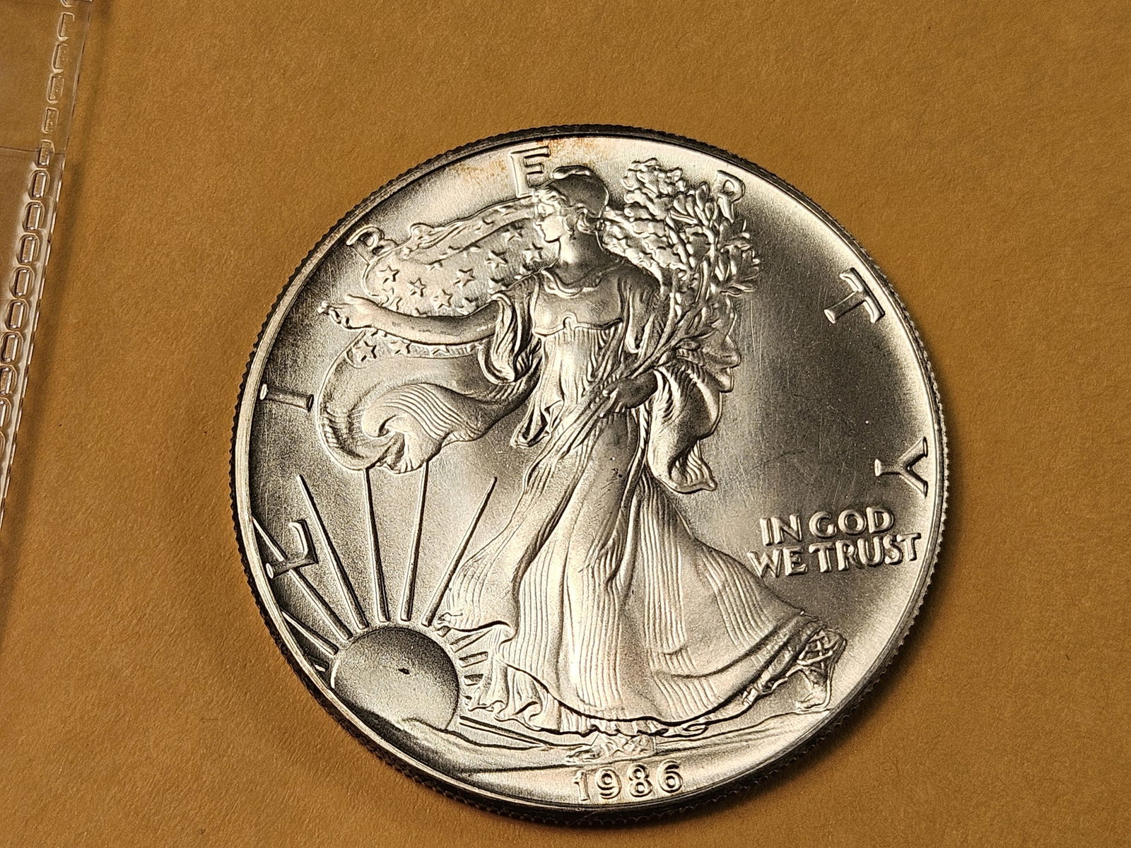 KEY DATE GEM Brilliant Uncirculated 1986 American Silver Eagle - 2