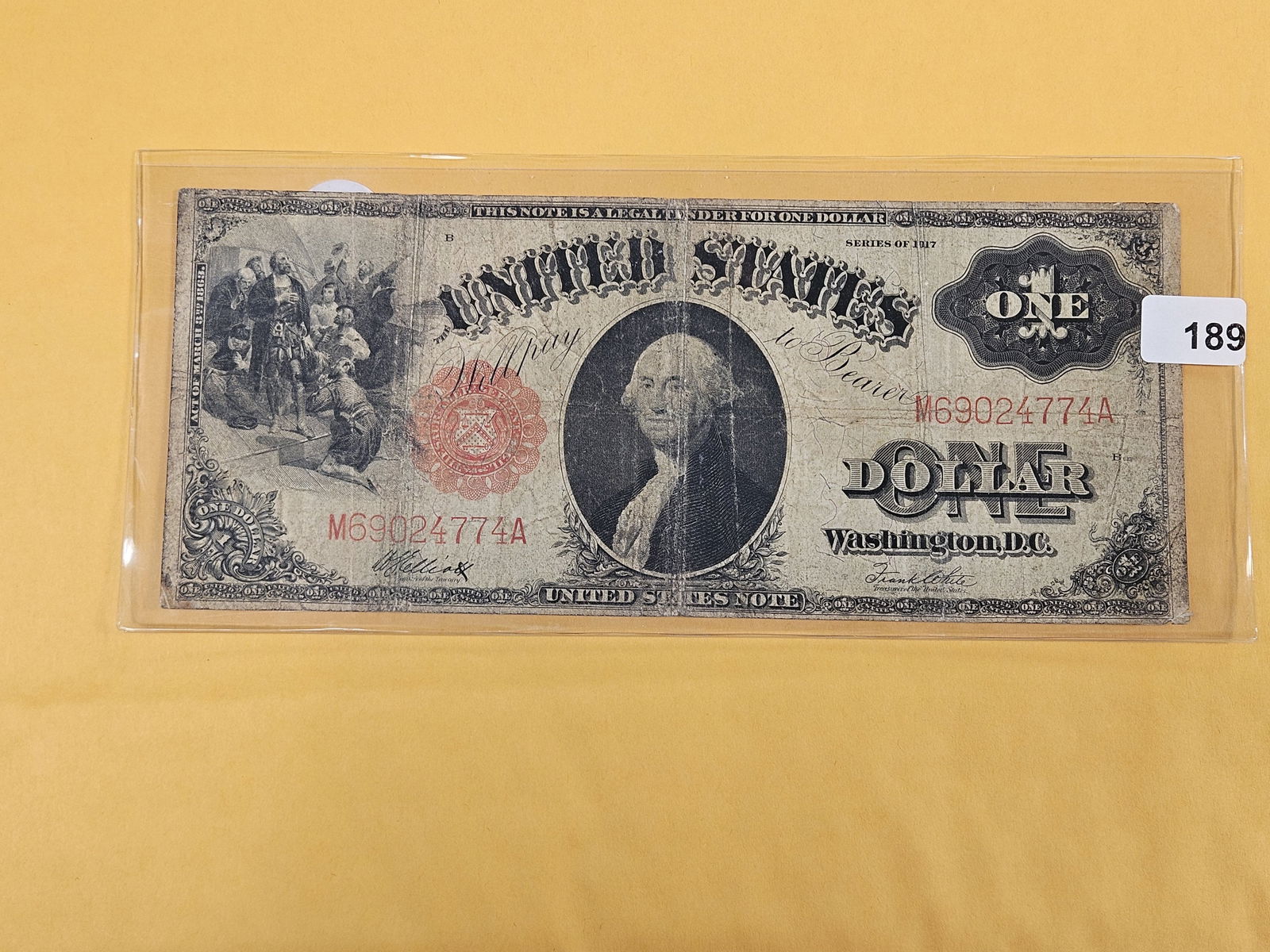 Series of 1917 One Dollar legal Tender (1 of 2)