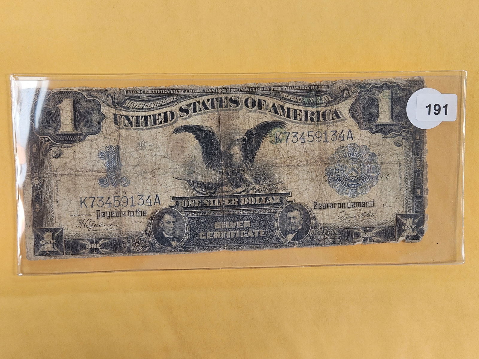 Series of 1899 Large Size One Dollar Silver Certificate (1 of 2)