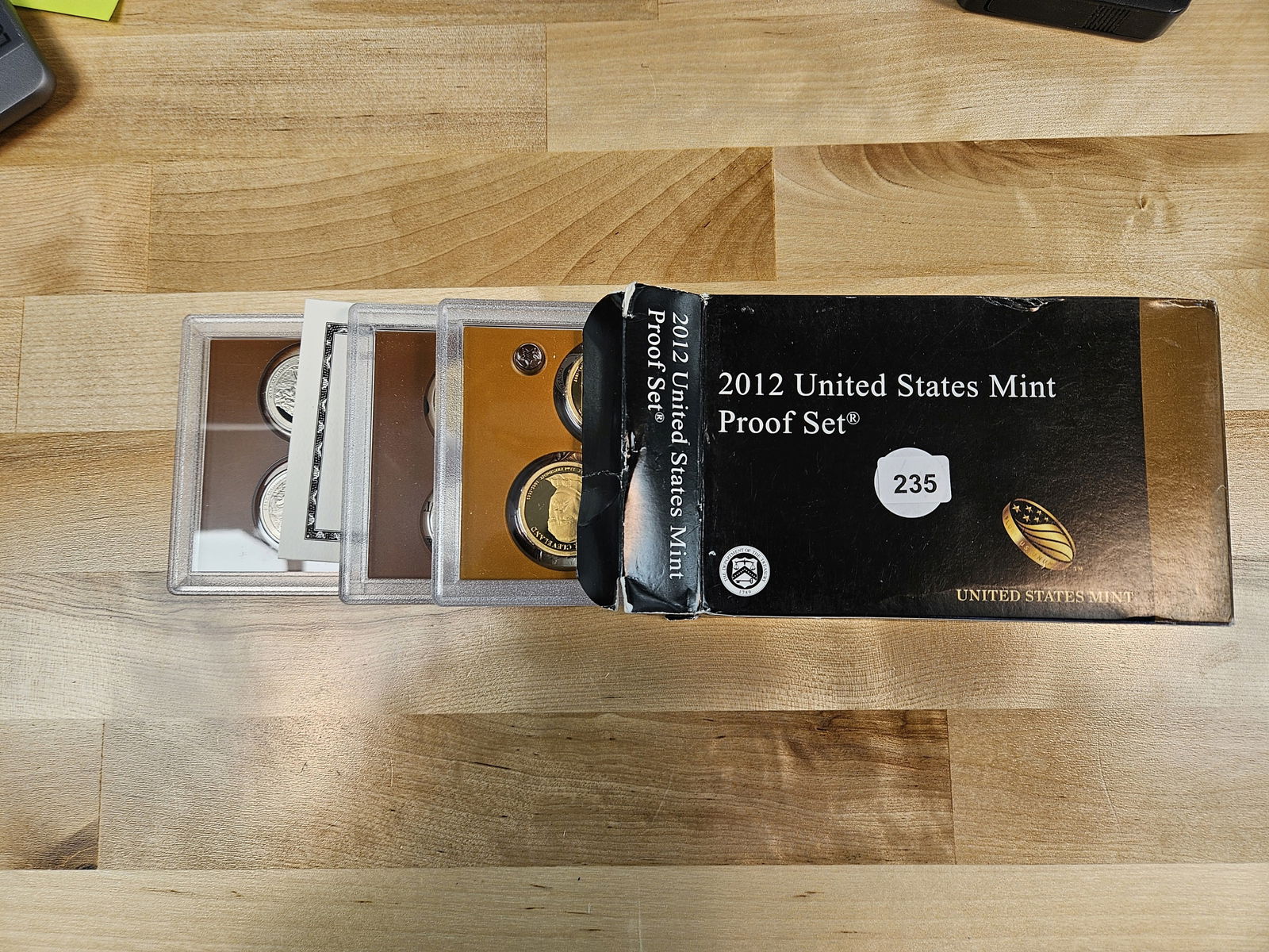 KEY DATE 2012 US Proof Set: In OGP with COA 