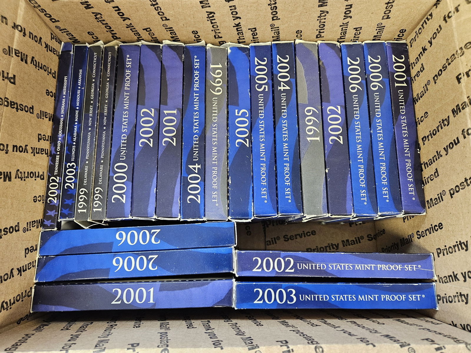 Twenty-two mixed US Proof Sets (1 of 2)