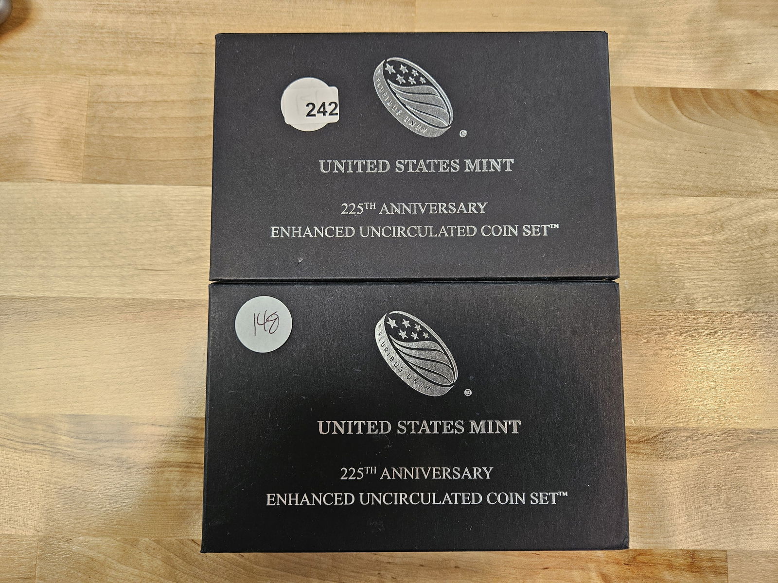 Two 225th Anniversary Enhanced Uncirculated US Coin Sets (1 of 1)