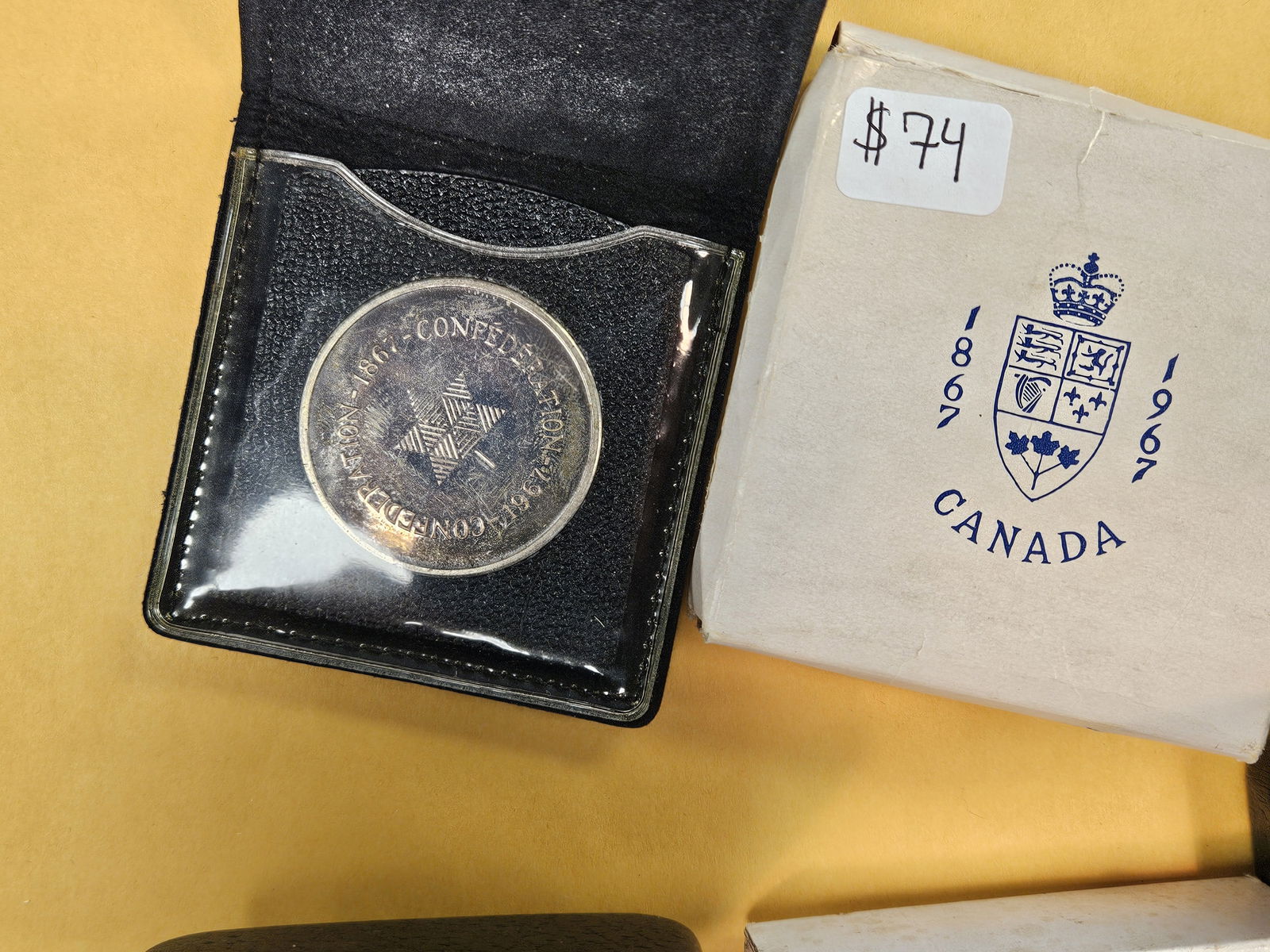 Five Canadian Silver Dollars - 2