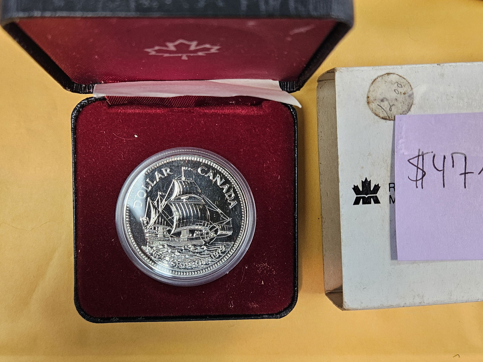 Five Canadian Silver Dollars - 3