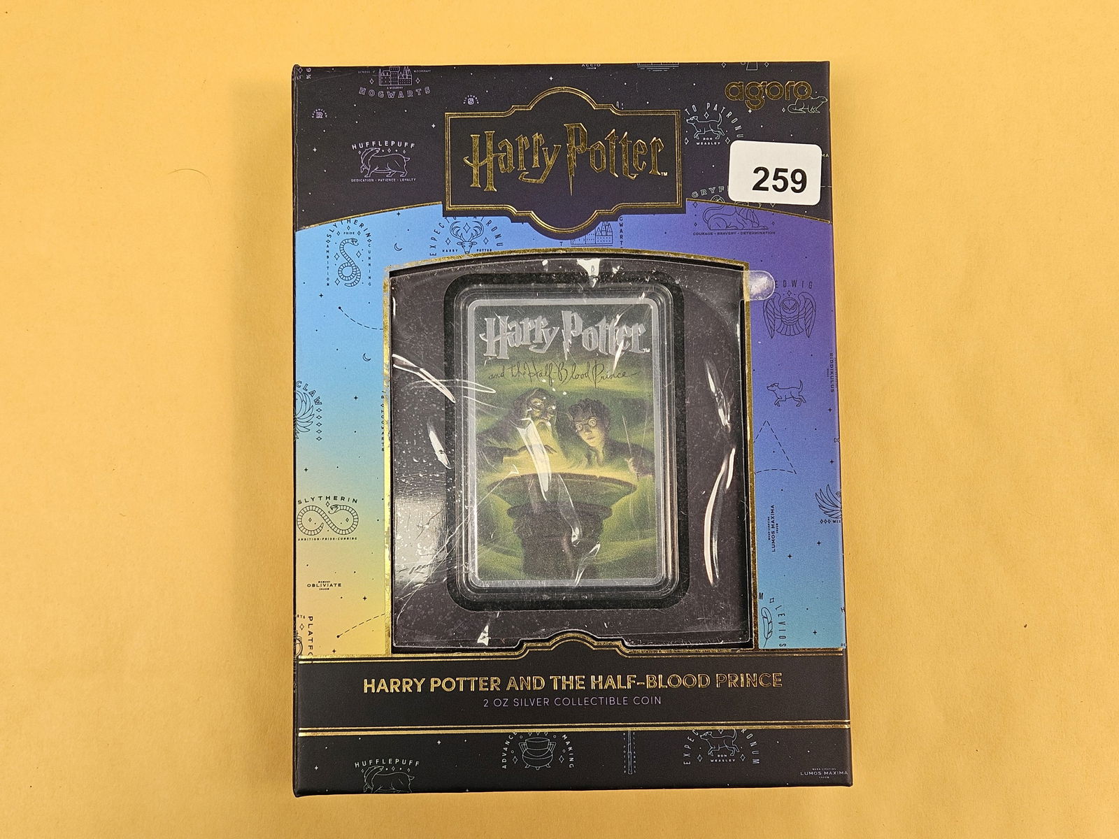 ** HARRY POTTER!! GEM Niue 2025 Silver Three Dollars: Harry Potter and the Half-Blood Prince. Cool coin. In OGP