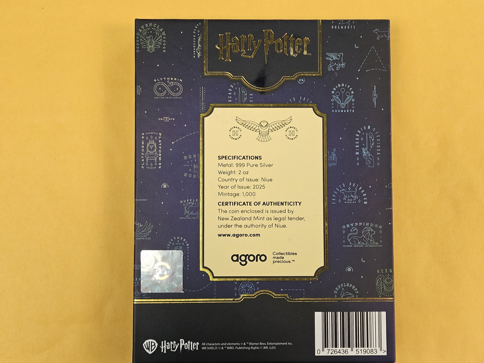 ** HARRY POTTER!! GEM Niue 2025 Silver Three Dollars - 4