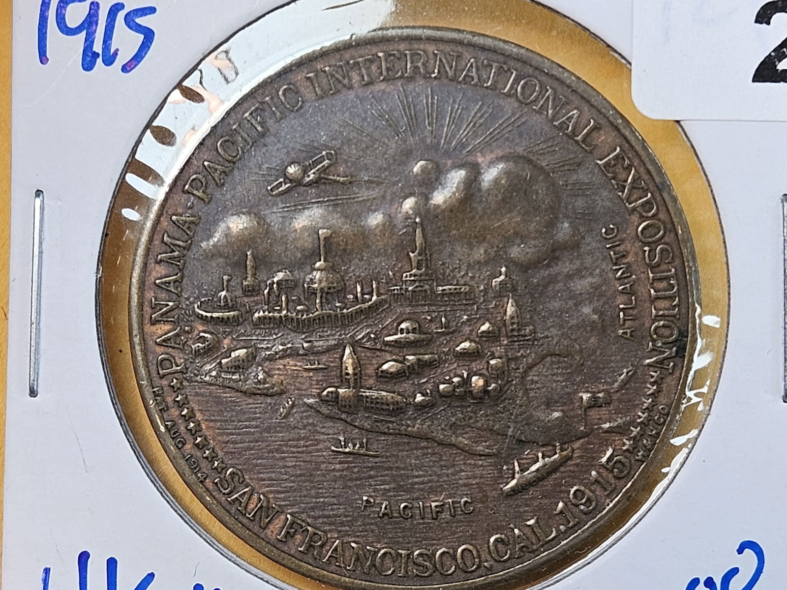 Scarcer 1915 Panamerican-Pacific Medal So-Called Dollar (1 of 4)