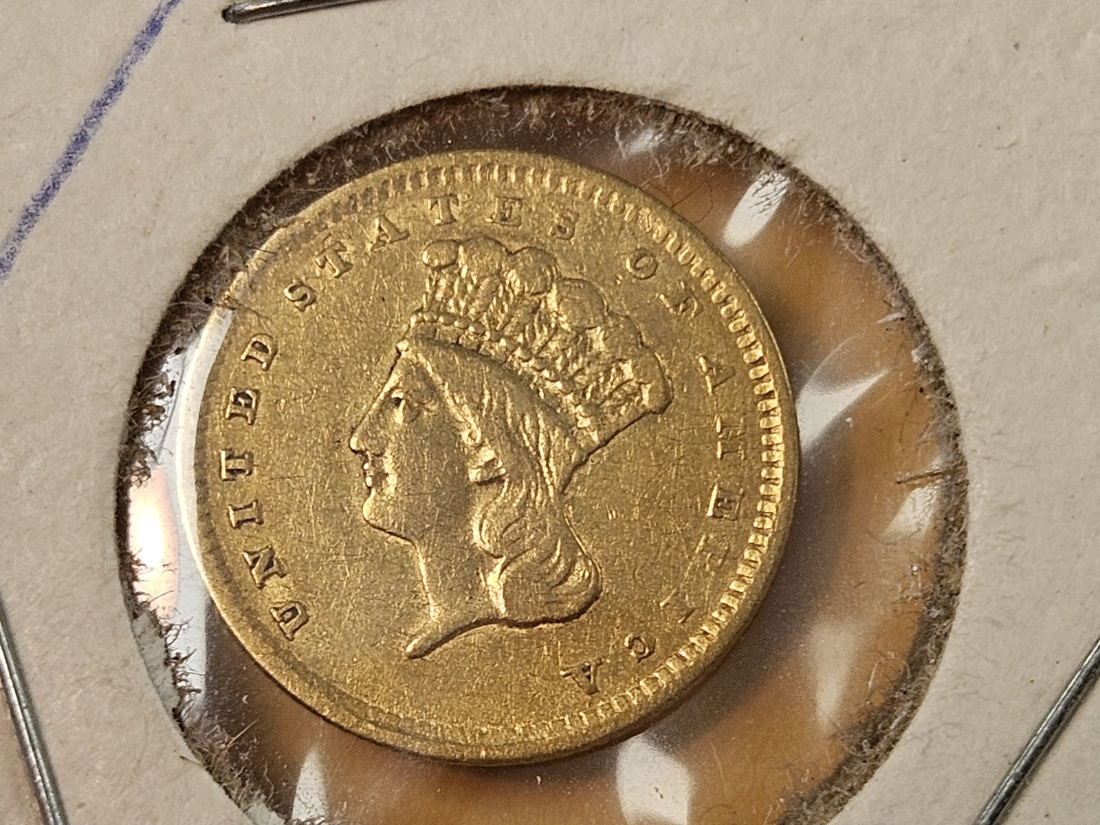 GOLD! 1856 Gold Three Dollars (1 of 5)